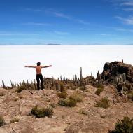 Julian in the desert of Uyuni
